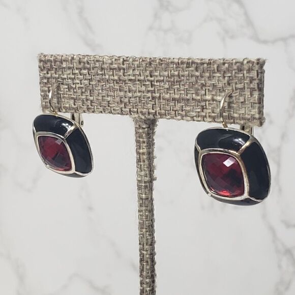 JOAN RIVERS Leverback Changeable Earrings - Picture 2 of 6